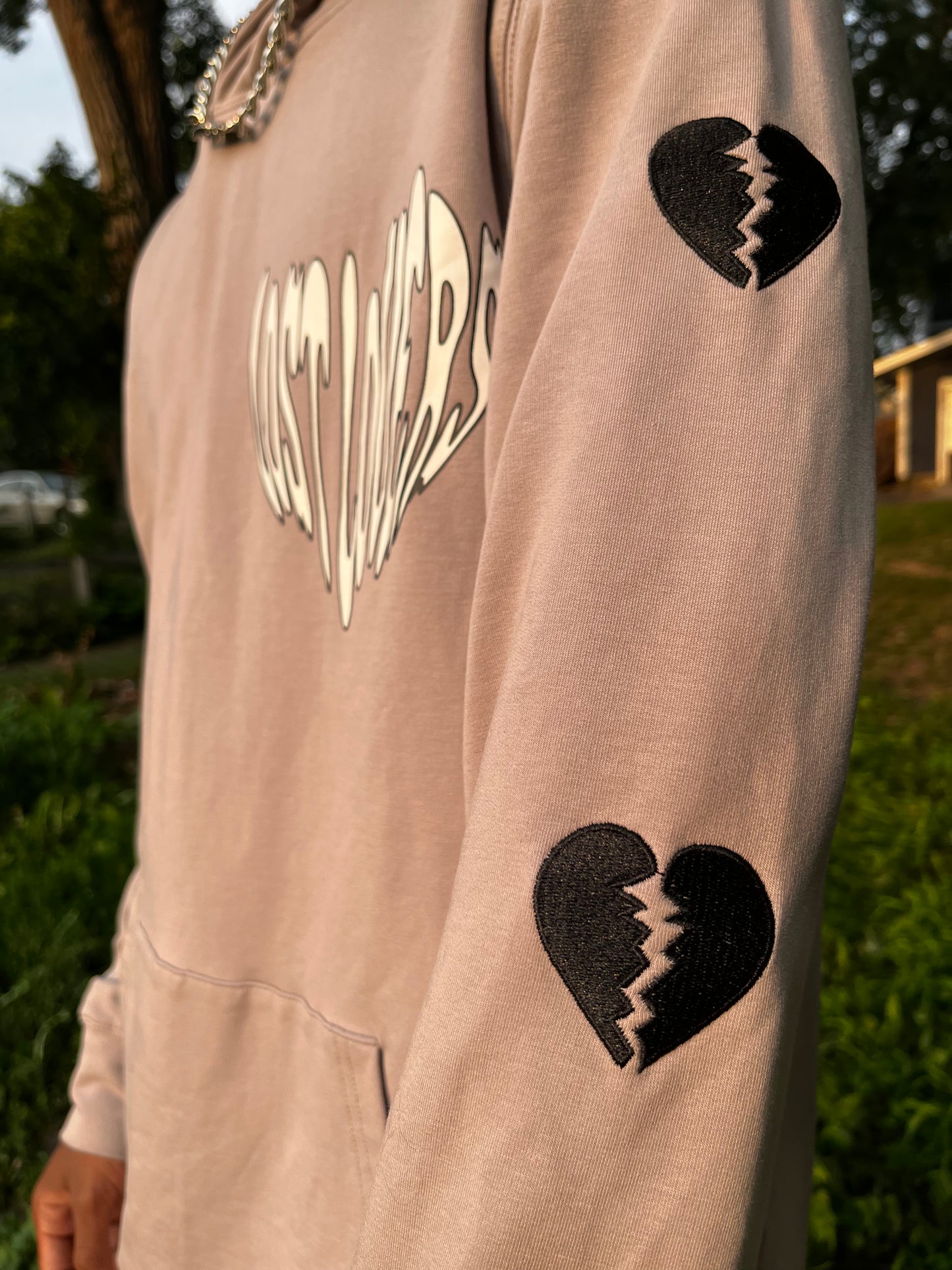 Grey Lost Lovers Hoodie