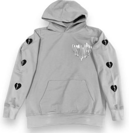 Grey Lost Lovers Hoodie